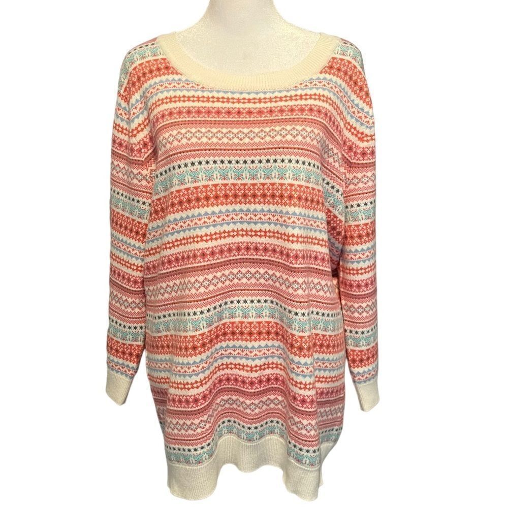 New York & Company Women’s Size XL Fair IsleSweater​​​